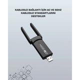 Herşey Trend Yüksek Hızlı 1200 Mbps Çift Bant USB Wifi Adaptör – Güçlü Sinyal, Geniş Uyumluluk