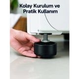 HERŞEYBURDAMODA 4 Adet Titreşim Önleyici Çamaşır Makinesi Ayak Pedi