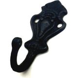 HERŞEYBURDAMODA Antika Tarz Dekoratif Pirinç Tekli Askı - Oksit - Ebatlar