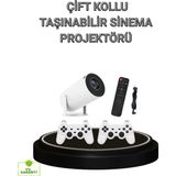 Herşeyburdamoda Bluetooth 5.0 Ve Wi-Fi 6 Akıllı 4K Projeksiyon