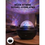 HERŞEYBURDAMODA Çok Renkli Projektör Lamba Disko Topu Gece Lambası
