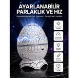 HERŞEYBURDAMODA Dinozor Yumurtası Tasarımlı Projektörlü Gece Lambası