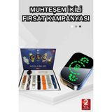 HERŞEYBURDAMODA Dokunmatik Akıllı Saat Yeni Nesil Kulaklık Kampanyası Bluetooth Bağlantılı Anc Özelliği - Seçenek