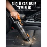 HERŞEYBURDAMODA Kompakt Süpürge Güçlü Çekiş Düşük Ses Seviyesi