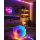 HERŞEYBURDAMODA USB Girişli Rgb Neon Şerit LED Tv Oda Masa Dekor Işığı