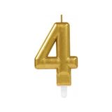 Herşeytrend 4 Rakam Mum Gold Renk