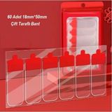 Herşeytrend 60 Parça Kolay Açılır Güçlü Çift Taraflı Bant 18Mm*50Mm
