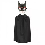 Herşeytrend Batman Maskesi Catwoman Ve Batman Pelerini Siyah Set