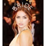 Herşeytrend Bekarlığa Veda Kristal Taşlı Gümüş Bride Tacı