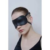 Herşeytrend Düz Siyah Maske Uyku Gözlüğü
