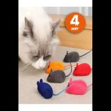 Herşeytrend Kedi Eğitim Oyun Faresi 4 Adet