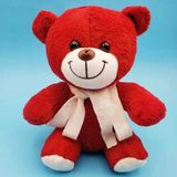 Herşeytrend Kırmızı Peluş Oyuncak Ayıcık