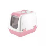 Herşeytrend Mikopet Küçük Kapalı Kedi Tuvaleti Pembe