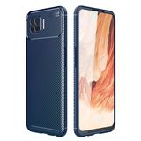 Herşeytrend Oppo A73 Kılıf Auto Focus Karbon Kapak - Lacivert