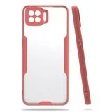 Herşeytrend Oppo A73 Kılıf Platin Silikon - Pembe