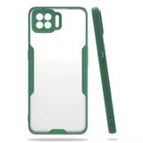Herşeytrend Oppo A73 Kılıf Platin Silikon - Yeşil