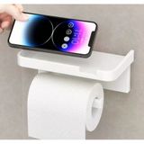 Herşeytrend Raflı Yapışkanlı Tuvalet Kağıdı Askılığı
