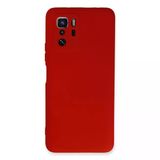 Herşeytrend Xiaomi Poco X3 Gt Kılıf Nano İçi Kadife Silikon - Kırmızı