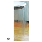 Herseyygüzell Simli Şeffaf Yuvarlak Masa Örtüsü 140cm Çap (KAT IZİ OLMADAN RULO ŞEKLİNDE GÖNDERİM)