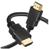 Herz 20 Metre Hdmı Kablo 1080P Full Hd, Siyah Renk, Altın Uçlu 20M Hdmı Kablo Tv Bağlantı Kablosu