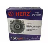Herz 5" 150 Wmax Wmax Tekli Oto Hoparlörü Tt-13