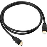 Herz Full Hd Altın Başlıklı HDMI Kablo 1.5m Siyah Renk Yüksek Hız Destekli Dayanıklı Tasarım