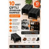 Herza House Ayakkabı Rampası Çiftli 10 Adet