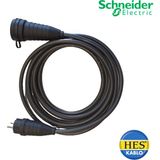 Hes 3x4 mm Araç Şarj Uzatma Kablosu - Schneider Fiş Priz - Tüm Araçlar Için Uyumlu -Ttr Tambakır - 25 Metre