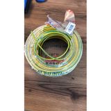 Hes 6 mm2 NYA Kablo Sarı Yeşil 10 Metre