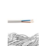 Hes H05VV-F Ttr 2x1 mm Beyaz Kablo