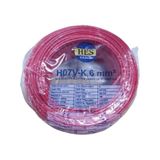 Hes H07V-K 6 mm Kırmızı Nyaf Çok Telli Halojen Free Kablo