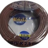 Hes Kahverengi 2.5 mm 100 mt Nya Kablo