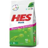 Hes Matik Beyazlar ve Renkliler 10 kg Çamaşır Deterjanı