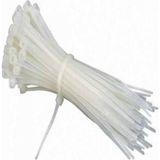 Hes Meşem Cırtlı Plastik Kelepçe 3,6X370 100 Adet Beyaz (Kablobağı) - yok