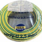 Hes Sarı Yeşil 2.5 mm 100 mt Nya Kablo
