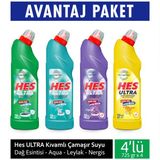 Hes Ultra Çamaşır Suyu 4*750GR - 750 ml