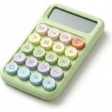 Hesap Makinesi Daktilo Stili Büyük LCD Ekran Kolay Okuma Yuvarlak Tuşlu Hesap Makinesi 12 Haneli 20 Tuşlu - Yeşil - 20 Tuşlu 15 x 9 cm