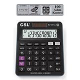 Hesap Makinesi Siyah 12.5X14.5 Cm 1 Adet Csl Mj-120D Plus 12 Haneli Orta Boy Hafızalı Ofis Büro Masaüstü Hesap Makinası