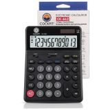 Hesap Makinesi Siyah 14X19 Cm 1 Adet Cockpıt Ck-662 12 Haneli Büyük Boy Hafızalı Ofis Büro Masaüstü Hesap Makinası