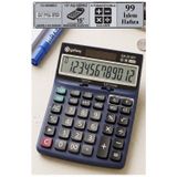 Hesap Makinesi Siyah 14X19 Cm 1 Adet Galaxy Gx-5120T 12 Haneli Orta Boy Okul Ofis Büro Masaüstü Hesap Makinası