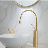 Hesaplı Çarşı Gold Milano Çanak Altın Lavabo Bataryası