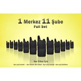 Hesaplı Depom Çaycı Telsizi 1 Merkez 11 Şube Full Set