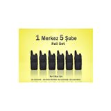 HESAPLI DEPOM Çaycı Telsizi 1 Merkez 5 Şube Kulaklık Hediyeli Full Set