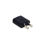 Hesapli Elektrikcim Avrupa ve Türk Fişini Amerikan Prizine Dönüştürücü Fiş Priz Plug Converter - Siyah