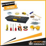 Hesaplı Hırdavat 213 Parça El Aleti Seti Dolu Takım Çantası 13" -her Evin Ihtiyacı
