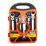 Hesaplı Hırdavat 7 Parça Mafsallı Cırcır Anahtar Seti Cırcır Set 8-19 Mm
