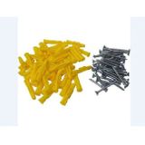 Hesaplı Hırdavat 8 mm Roket Dübeli 5X50 mm Vidası Dübel Vida Seti 100 Adet