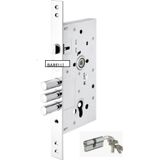 Hesaplı Hırdavat Tursan Barelli Monoblok Çelik Kapi Kilidi Alt 307MB 60 mm Nikel