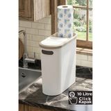 Hesaplı Kasa 10 lt Oval Şekil Plastik Banyo Çöp Kovası Ergonomik Yapı ile Kullanım Kolaylığı