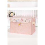Hesaplı Kasa Bebek Pembe Maxi Saklama Kutusu, Bebek Odası Düzenleyici, Bebek Hurç, 35 x 24 x 23 cm, 19 Litre